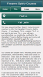 Mobile Screenshot of firearmslicencetestcalgary.com