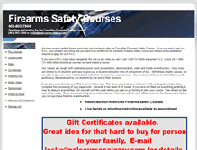 Tablet Screenshot of firearmslicencetestcalgary.com